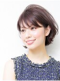 ショート / ボブ / 前髪あり / 外ハネ / ショートボブ
