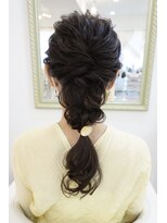 編みおろし　ヘアセット