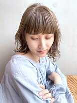 アイティー バイ アルバム 浦和店(IT by ALBUM)&nbsp;ゆるウェーブ_マロンベージュAラインボブかきあげロング_38122