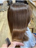[当店最上級髪質改善]髪質改善弱酸性縮毛矯正+カット+TR 