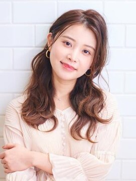 オーブ ヘアー グロー 橋本店(AUBE HAIR grawe) 【AUBE HAIR】フェミニンロング×ピンクベージュ