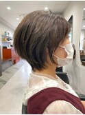 髪質改善/切りっぱなしボブ/美髪/30代40代/［人形町］