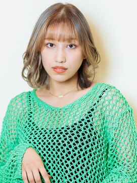 タヤ 相模大野サテライト店(TAYA) 柔らか肩上ボブ&透け感カラー