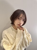 ロンド ストラーダ 心斎橋(Lond strada)&nbsp;シルキーベージュ×グレージュカラー【髪質改善/縮毛矯正】