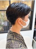 《knit銀座》大人黒髪20代30代40代刈り上げハンサムショート
