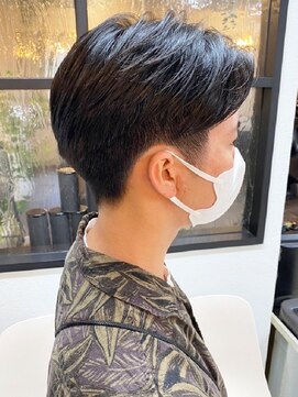 ニット 銀座(knit) 《knit銀座》大人黒髪20代30代40代刈り上げハンサムショート