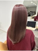 カシスピンクロング_チェリーブラウン_フェミニンロング