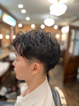 ヒロギンザバーバーショップ 新宿店(HIRO GINZA BARBER SHOP) ビジネスパーマ