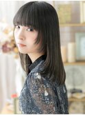 姫カットブルーグレージュ大人ガーリーミディa上尾20代30代40代