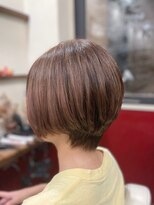 ヘアーサロン ピアニカ(hair salon PIANiCA)&nbsp;重ためショートボブ+ベージュカラー