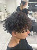 波巻きスパイラルパーマツイストスパイラルパーマシャドウパーマ