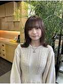 ミディアムヘア×顔周りレイヤー【竹下】