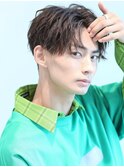 ハンサムアップバングショート