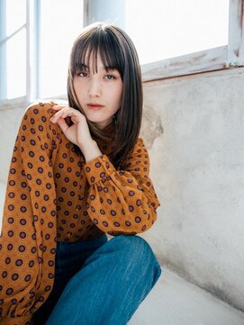 アゲート(Agate) 【錦糸町美容院Agate】グレージュカラー切りっぱミディアム