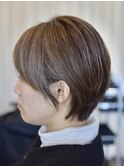 耳かけマッシュショート