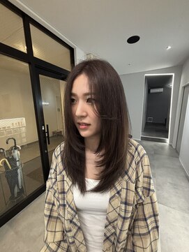 ナンバー 竪町(number+) 大人レイヤー ワンカール 艶髪 シースルーバング 20代30代40代