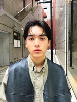 ガーデン 銀座(GARDEN)&nbsp;艶センターパートスペインカールブルーブラックフェザーパーマ