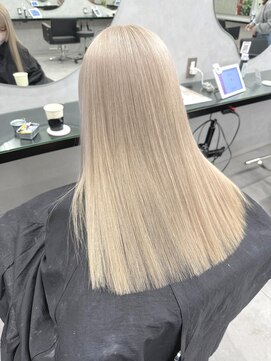 プライズ 成増店(prize) ホワイトベージュハイトーンロング成増