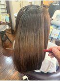 髪質改善＊シルキーベージュ＊ツヤ髪セミロング＊20代30代