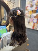 キッズヘアセット くるみちゃんヘアー