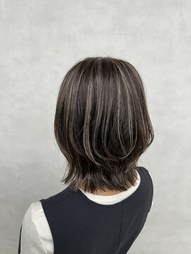 アース 越谷店(HAIR&MAKE EARTH) ボブレイヤー/ハイライトカラー/白髪ぼかし/越谷