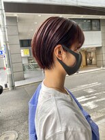 サボ 草薙店(SABO)&nbsp;ミニショート×ピンクブラウン