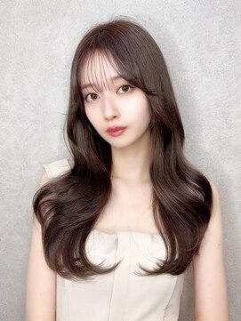 ロンド フィーユ(Lond fille) ☆グレーブラウン/ミディアムレイヤーカット/ダークアッシュ
