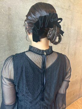 セル(CELL) ヘアセット 結婚式 ヘアアレンジ 編み込み お呼ばれへア 20代