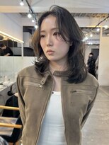 ジュール 池袋(Joule) 韓国風レイヤーカット×ブリーチなしグレージュ