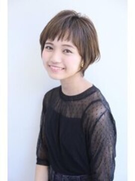 ニド(Nido.) 人可愛い丸みショート×軽バング