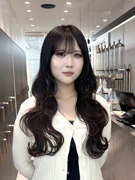 ロンドクロエ 横浜(Lond Chloe) レイヤーカット/グレージュブラウン/韓国巻き/顔周りカット