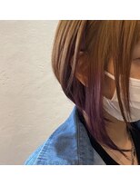 アンビ(ambi) インナーカラー 裾カラー