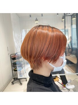 ジュール 銀座(Joule) オフィスヘア/エアリーミディ/ショートパーマ/ホワイトアッシュ