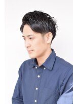 サロン(SALON)&nbsp;【SALON】黒髪アップバングショート　青木晃平