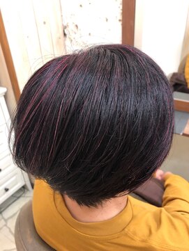 ルームガーデン 小田急相模原(RoomGarden) 【白髪染め】ピンクのヘアーマニキュア