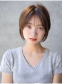 前髪あり大人ショートボブ20代30代40代【AIN.表参道】川原大地