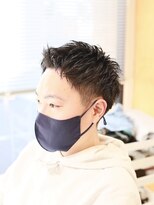 リビーチ ヘア リゾート 赤羽(Rebeach HAIR RESORT)&nbsp;２ブロ刈り上げ×アップバングショート【赤羽リビーチ】