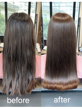 フォルテ 横浜店(FORTE) モテ髪ヘアカタログ、外ハネボブ、ペールベージュ、髪質改善