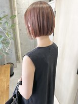 トマト(TOMTO)&nbsp;【YUYA】オレンジベージュ_大人ボブ_前下がりボブ_ショートボブ