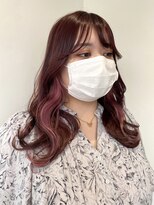 ツキ 横浜店(tuki)&nbsp;20代インナーカラーケアブリーチイヤリングカラーハイライト