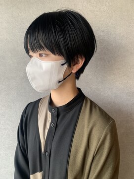 イトシテ ブルーブラック×ミニマルショート【担当 ジン トモヒト】