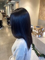 ヘアアンドメイク アース 聖蹟桜ヶ丘店(HAIR&MAKE EARTH) アルカリ髪質改善 絹髪ストレート