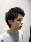 【曽我尾真生】スパイキーショート/ツイストスパイラル/パーマ