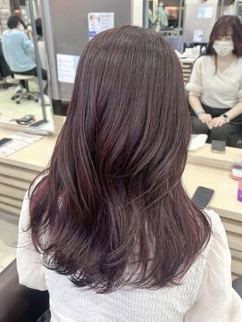 ゼスト 吉祥寺店(ZEST) 【籠倉】ブリーチなしダブルカラー/ピンクカラー/透明感/吉祥寺