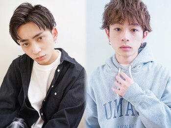 ネオリーブ アンド 渋谷店(Neolive &)の写真/メンズのこだわりを満たす多彩なメニュー☆パーマ/韓国風/ハイライト/ヘッドスパ/眉毛カット[渋谷/学割U24]
