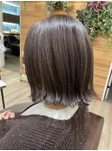 グレージュ×外はね