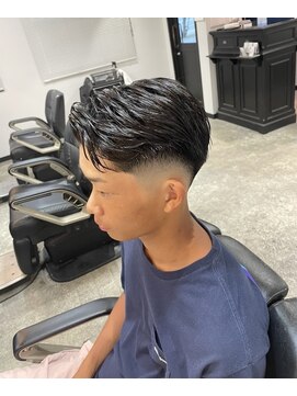 ボルド(MEN'S HAIR SALON BORDO) フェードカット×デザインパーマ