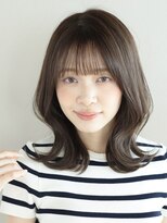 レイヤー小顔顔まわり透明感艶感カラーくすみカラー