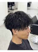 マッシュツイストスパイラルパーマ