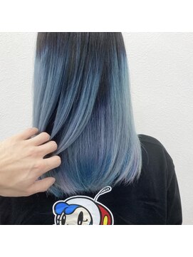 アルケム 学芸大学(AlChem) 【Hana指名】色持ち悪くて良いから薄い青にして［学芸大学前］